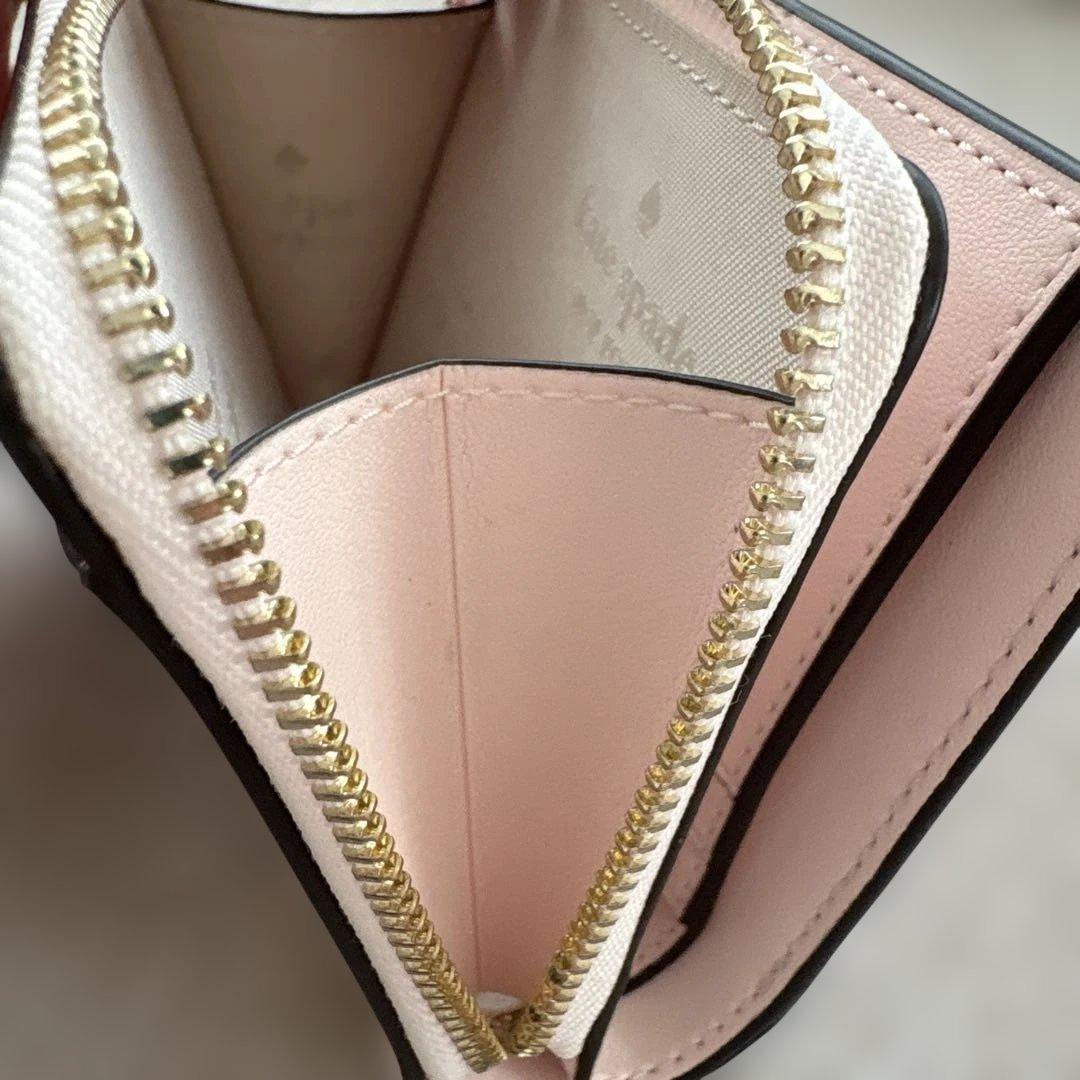 ★kate spade★ 花柄 二つ折り財布