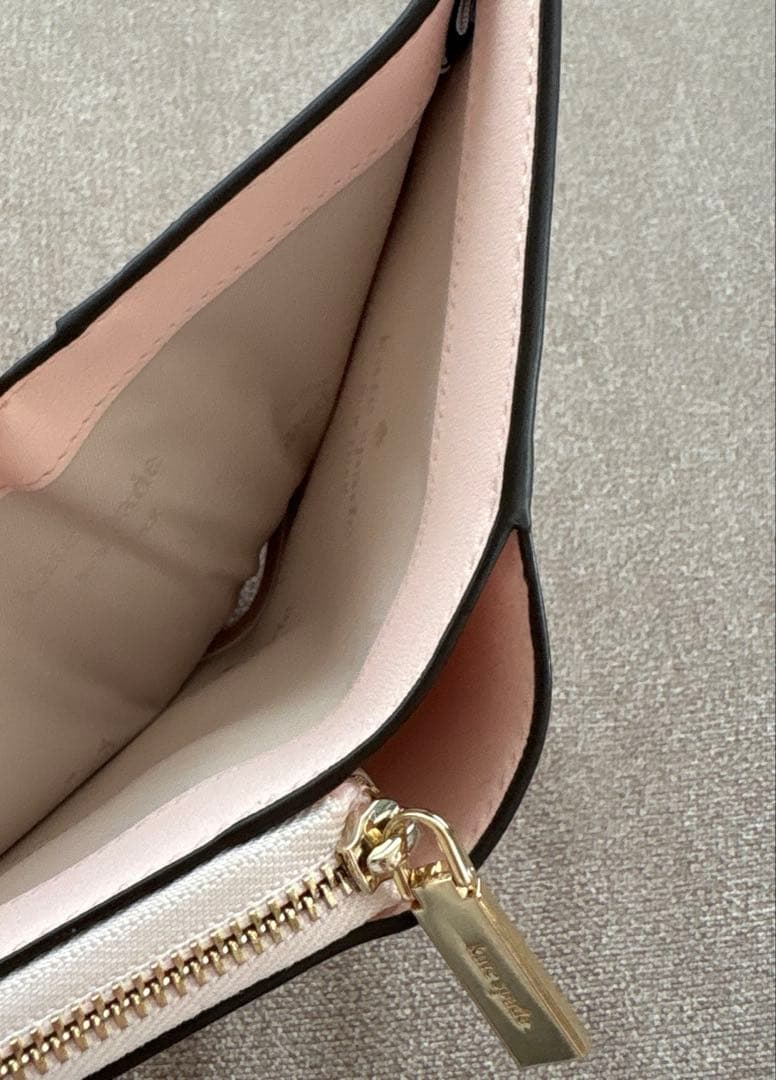 ★kate spade★ 花柄 二つ折り財布