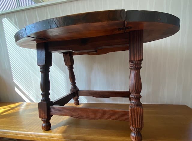 ビンテージ　ドロップリーフ　テーブル　コーヒーテーブル　ゲートレッグテーブル