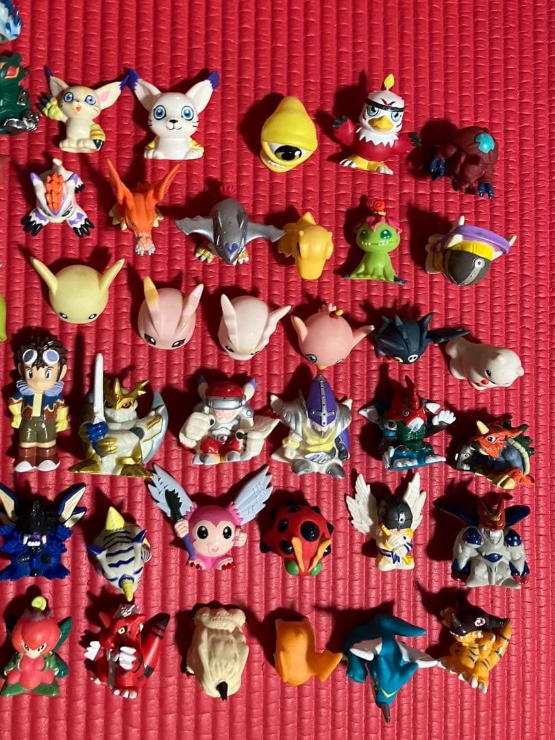 ☆デジモン ソフビフィギュア まとめ売り 大量 68体(写真1+4+5)