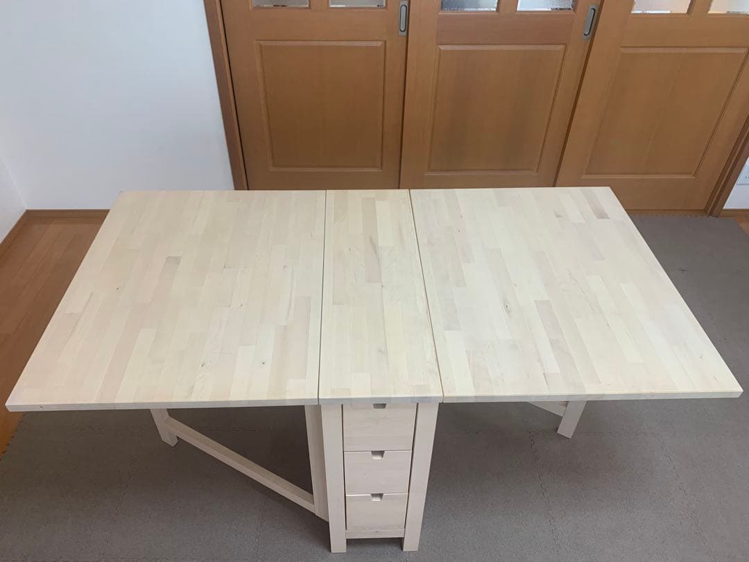 美品/送料込み　IKEA NORDEN ダイニングテーブル