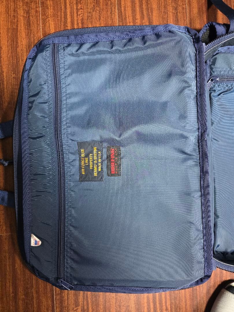 【Kazu】ブリーフィング ビームス別注 ビジネスバッグ ネイビー