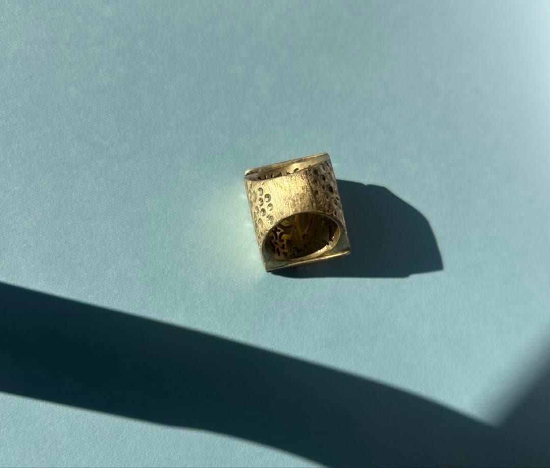 ルチルクォーツリング⭐︎ヴィンテージ⭐︎11号