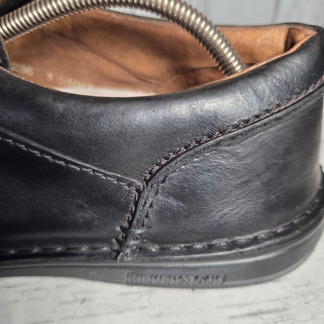 【良品】ビルケンシュトック パサデナ 43 チロリアン レザーシューズ ブラック