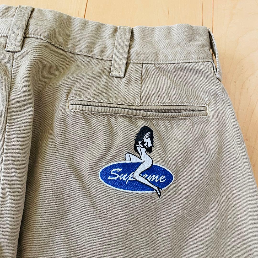 supreme pin up chino 30 ベージュ チノパン