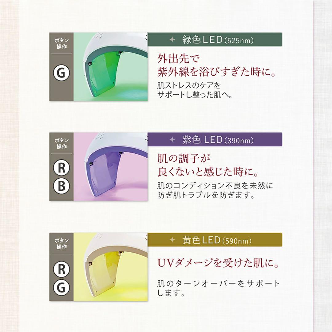 LED光美容器ライト　プレミア　光トリートメント機能付き　premier