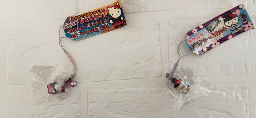 ハローキティ ご当地キティストラップ 8個セット（バラ売り不可）京都 兵庫 奈良