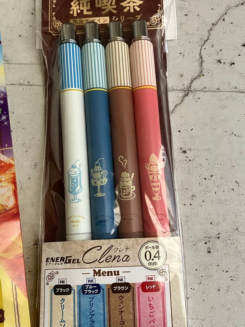 リプトン★サラサ5色ボールペンセット &クレナ0.4mm4本セット