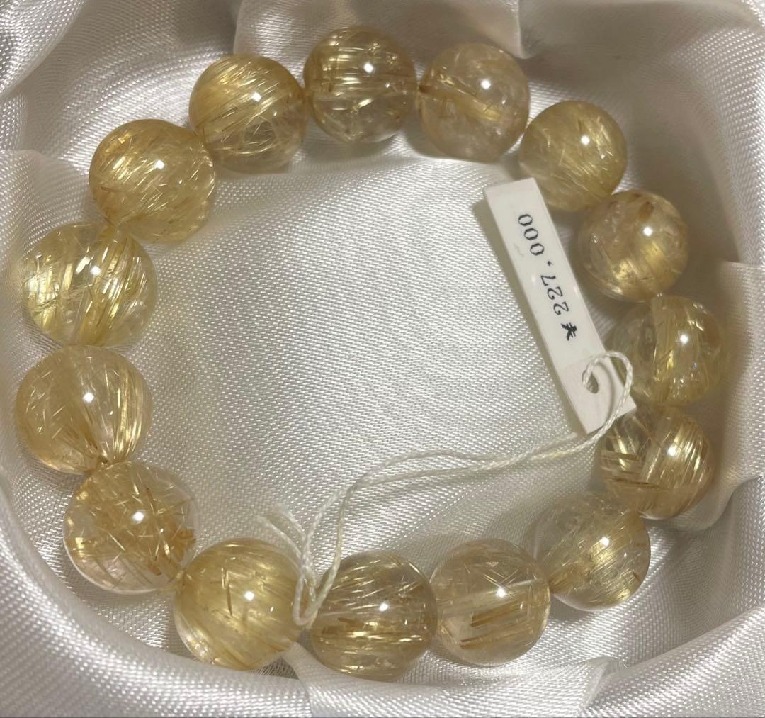 【開運・金運】高級　タイチンルチル 12.5-13mm 高品質