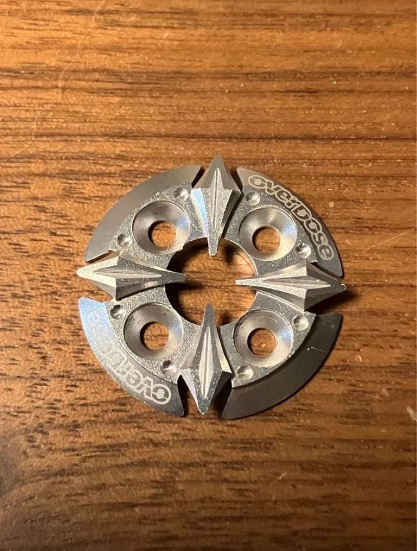 OVERDOSE オーバードーズ スパーギア サポート プレート シルバー 美品