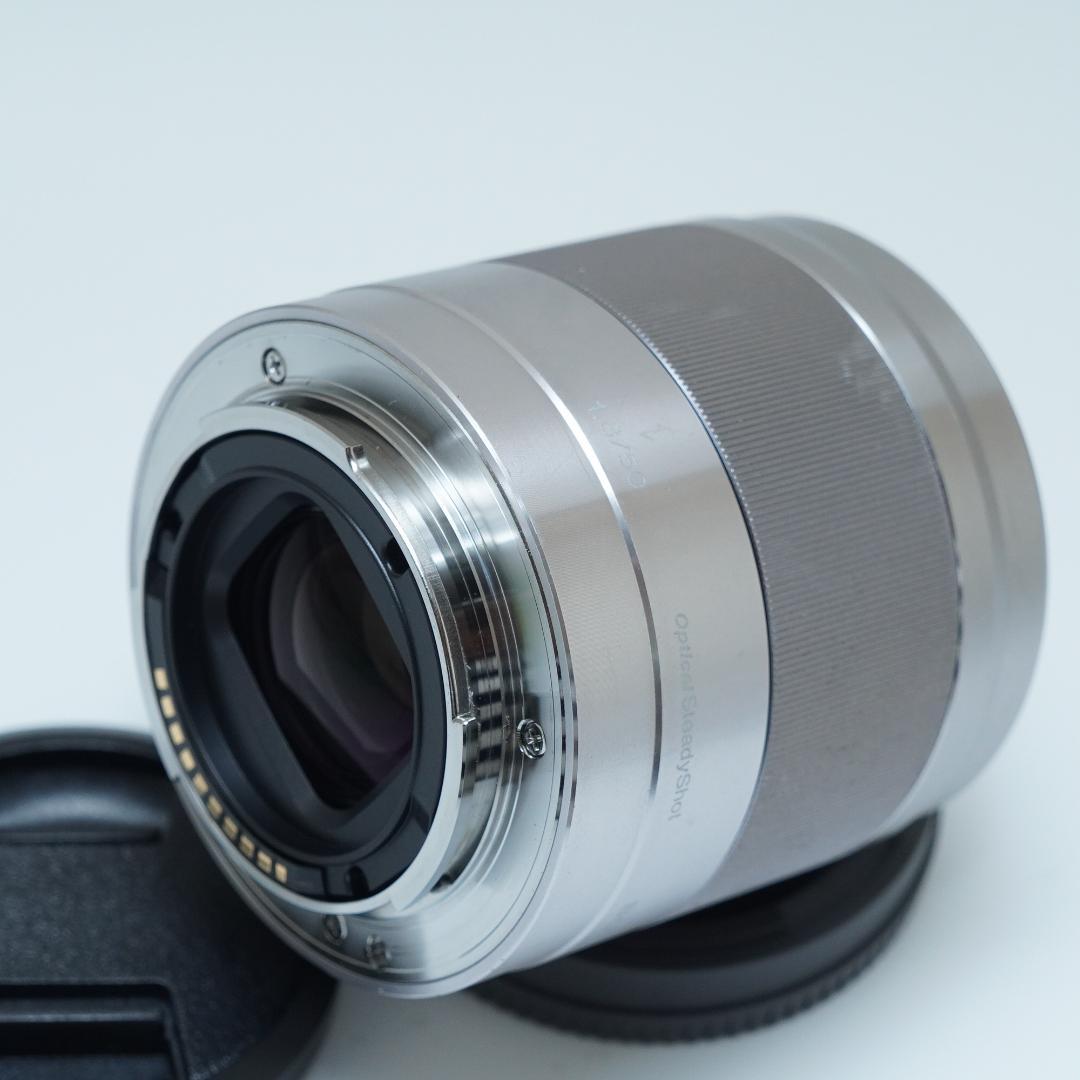 SONY ソニー E 50mm F1.8 OSS シルバー SEL50F18