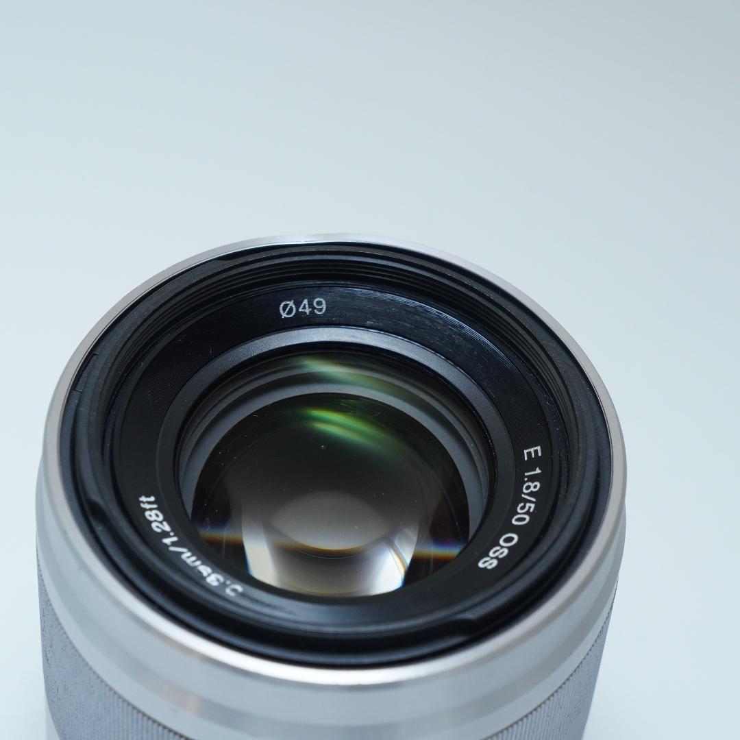 SONY ソニー E 50mm F1.8 OSS シルバー SEL50F18