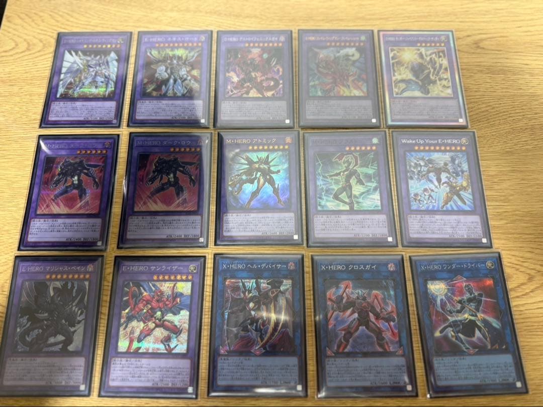 【高レアリティ】HEROデッキ 構築済みデッキ 本格構築 遊戯王 引退品