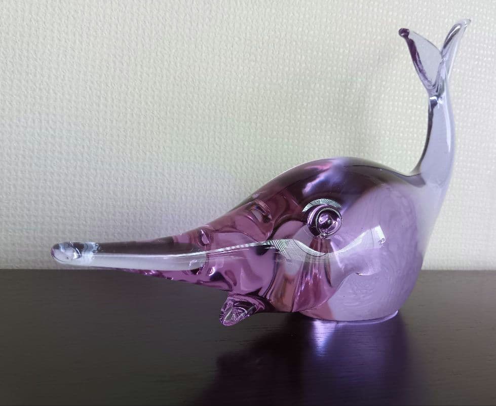 ムラーノ ザネッティ MURANO Zanetti イルカ ガラス工芸品