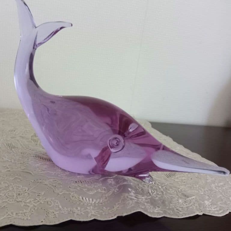 ムラーノ ザネッティ MURANO Zanetti イルカ ガラス工芸品