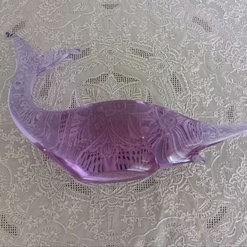 ムラーノ ザネッティ MURANO Zanetti イルカ ガラス工芸品