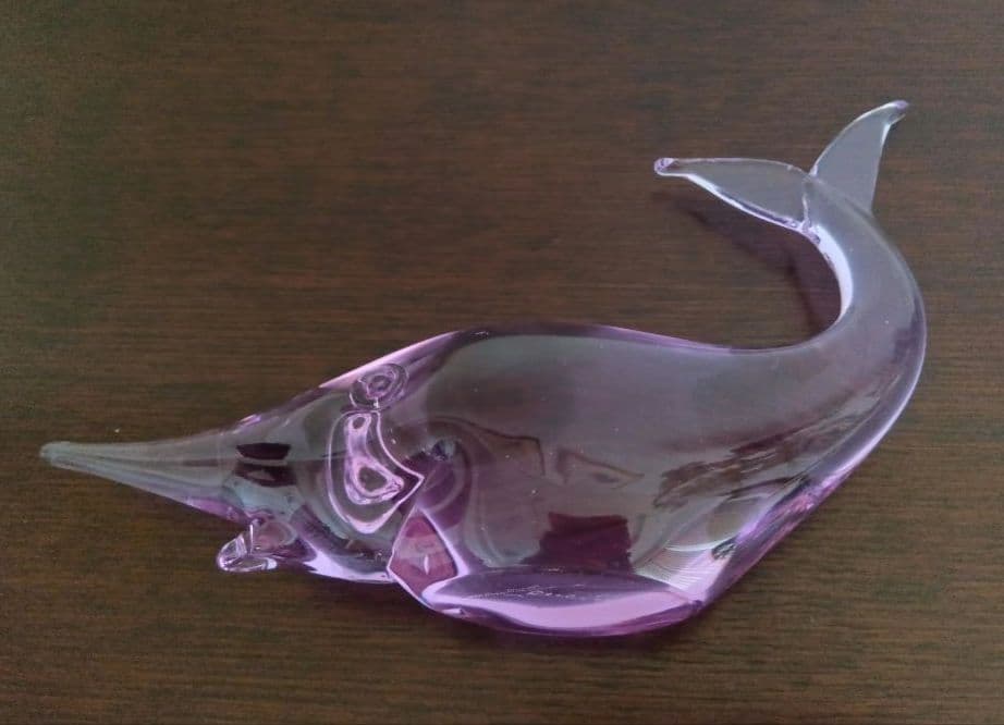 ムラーノ ザネッティ MURANO Zanetti イルカ ガラス工芸品