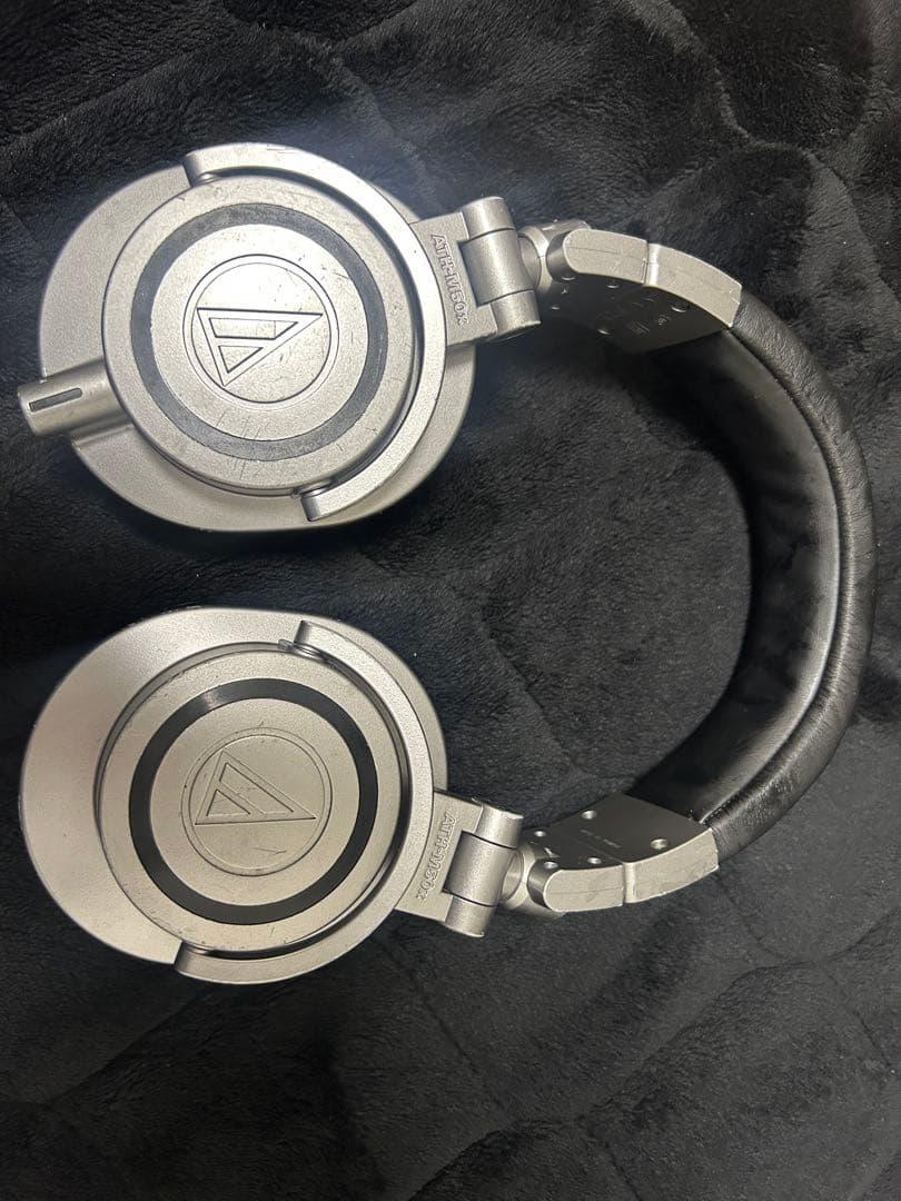 audio-technica シルバー ヘッドフォン