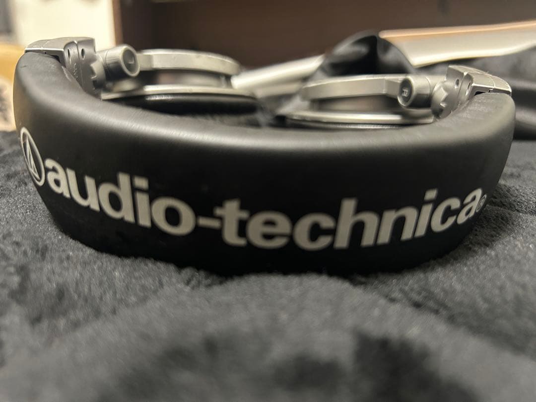 audio-technica シルバー ヘッドフォン