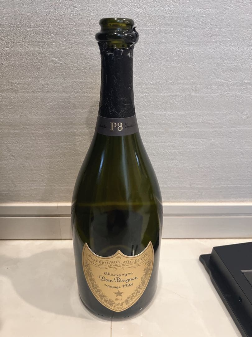 P3 ドンペリ1993年 空瓶 空箱 ヴィンテージゴールドラベイラヴェイ レア物