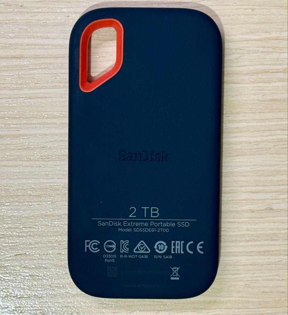 断*離様 SanDisk Extreme Portable SSD 2TB