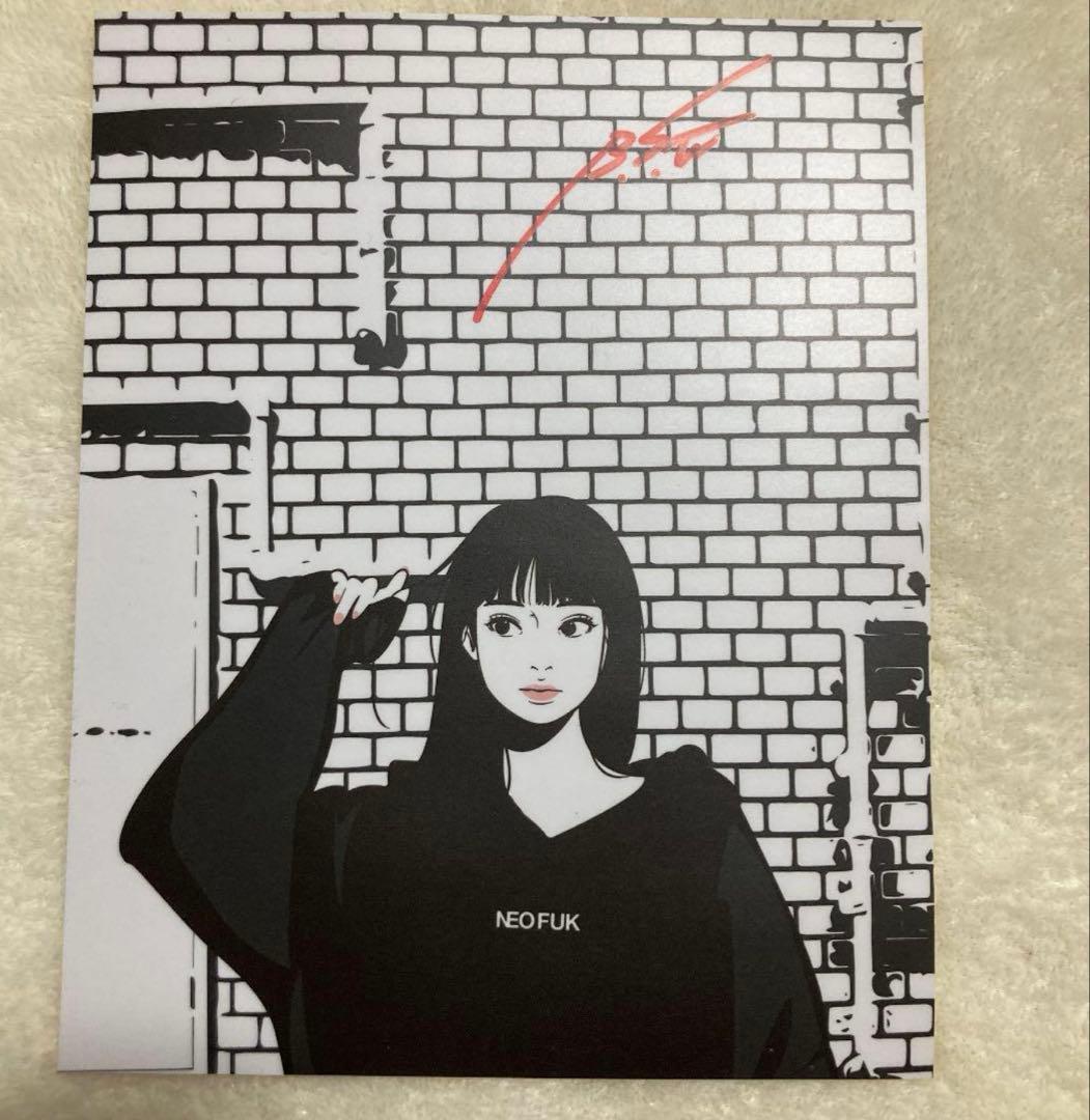 backside works. サイン入りセット