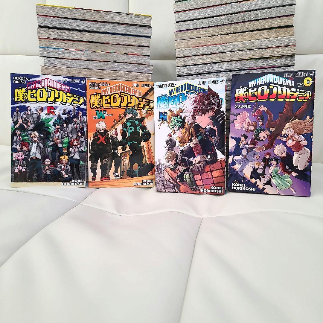 僕のヒーローアカデミア全巻(1巻～42巻)セット&映画特典４冊+おまけ付き