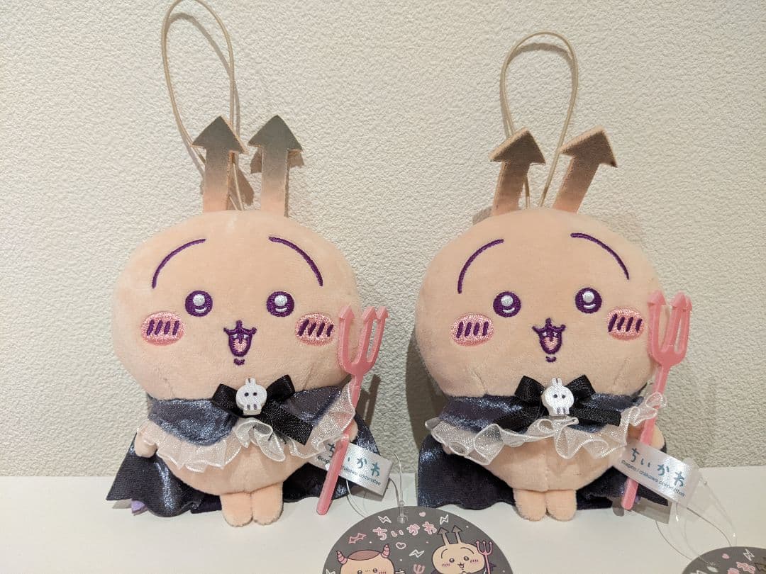 モモンガ 4つ うさぎ 2つ ちいかわ てんし♡あくま あくまな大きめマスコット