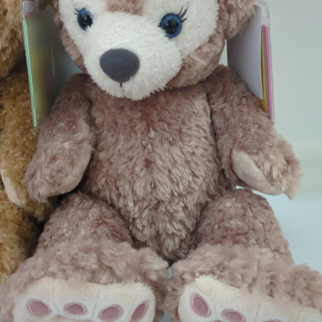 新品タグ付き　ダッフィーとシェリーメイののぬいぐるみ2体セット　ディズニー