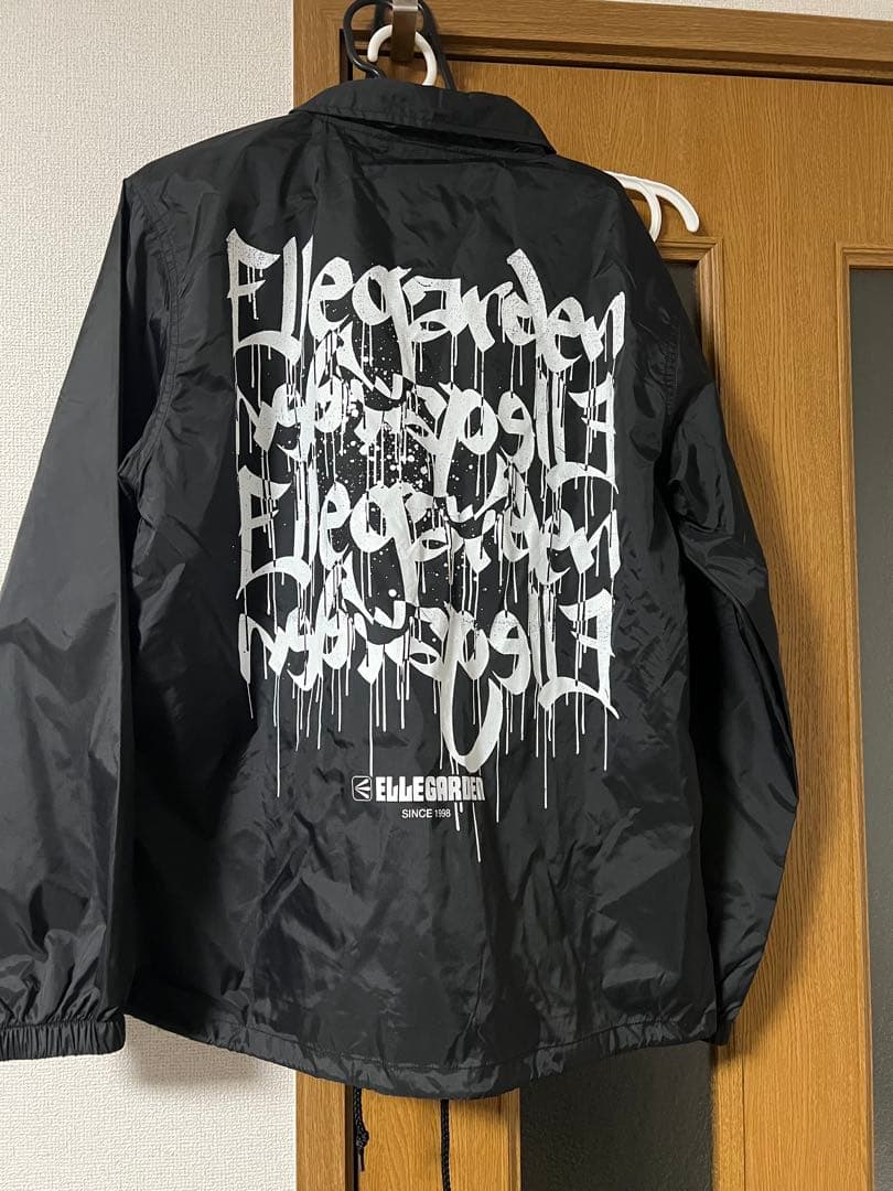 MONOEYES ＋ELLEGARDENブラック ナイロンコーチジャケット