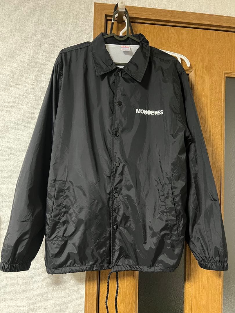 MONOEYES ＋ELLEGARDENブラック ナイロンコーチジャケット
