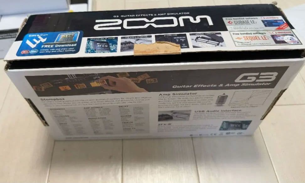Zoom G3 ver 2.0 ギターエフェクター キャプ付き