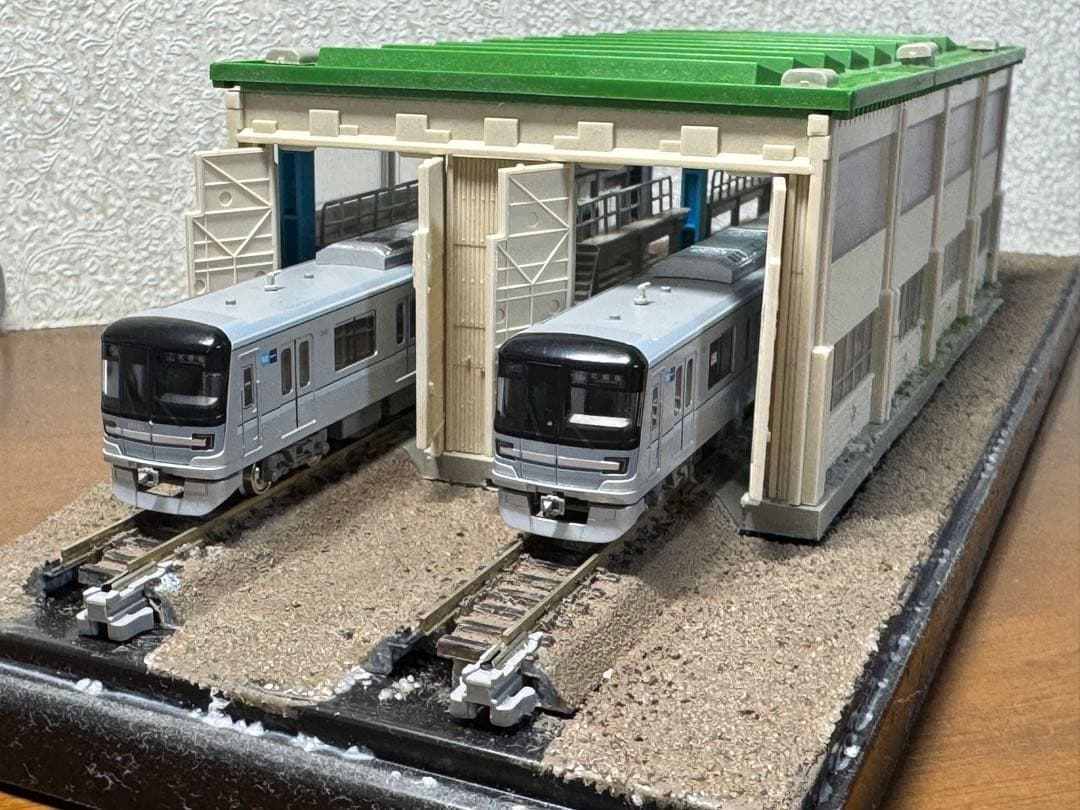 【2】グリーンマックス東京メトロ13000系日比谷線7両編成動力付き※加工あり