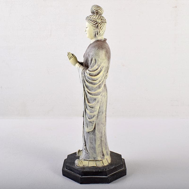 仏教美術　樹脂製　レプリカ　国宝　月光菩薩像　仏像　置物　M　R7674