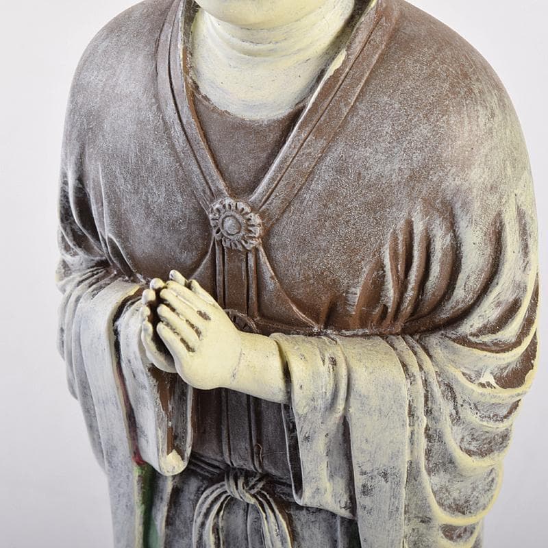 仏教美術　樹脂製　レプリカ　国宝　月光菩薩像　仏像　置物　M　R7674