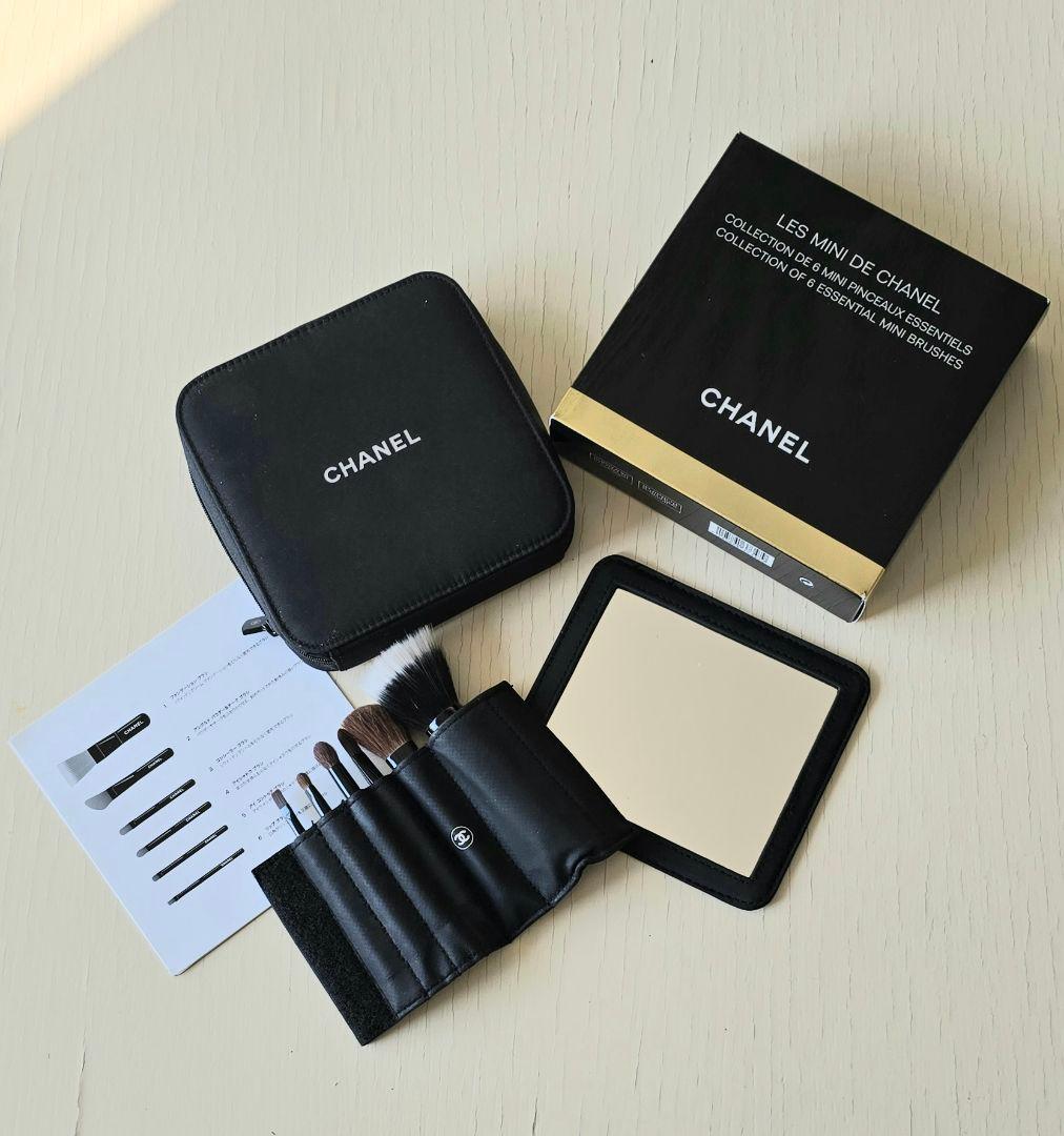 美品　CHANEL　シャネル　ポーチ・ブラシ・ミラー　セット