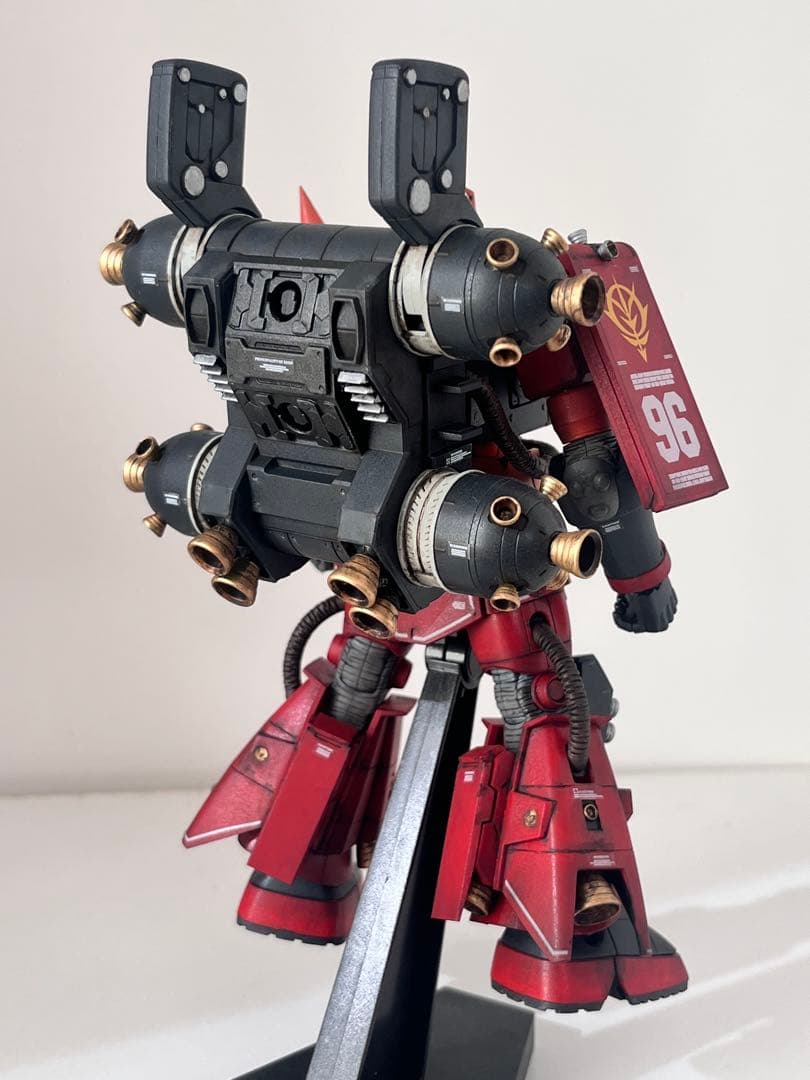 hg ガンプラ　サイコ・ザク　 ウェザリング　全塗装　完成品