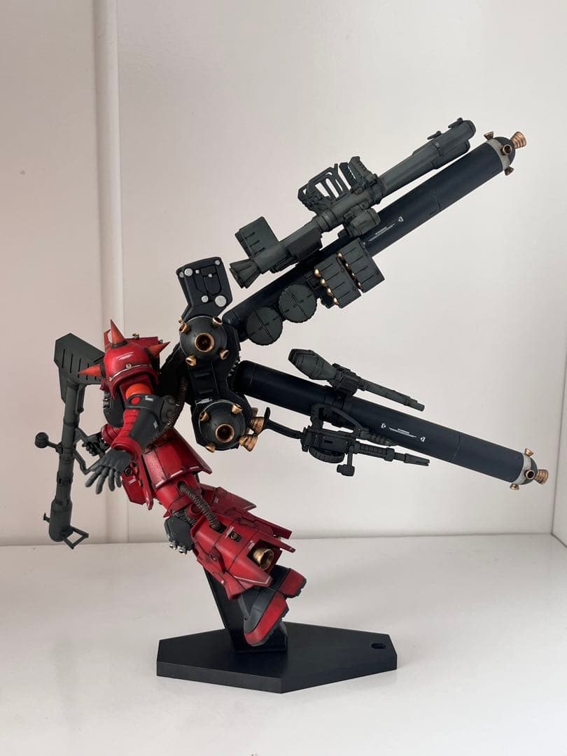 hg ガンプラ　サイコ・ザク　 ウェザリング　全塗装　完成品