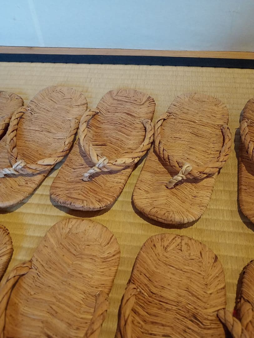 【茶道具】露地　草履5客セット　数寄屋草履　茶事道具　その他979