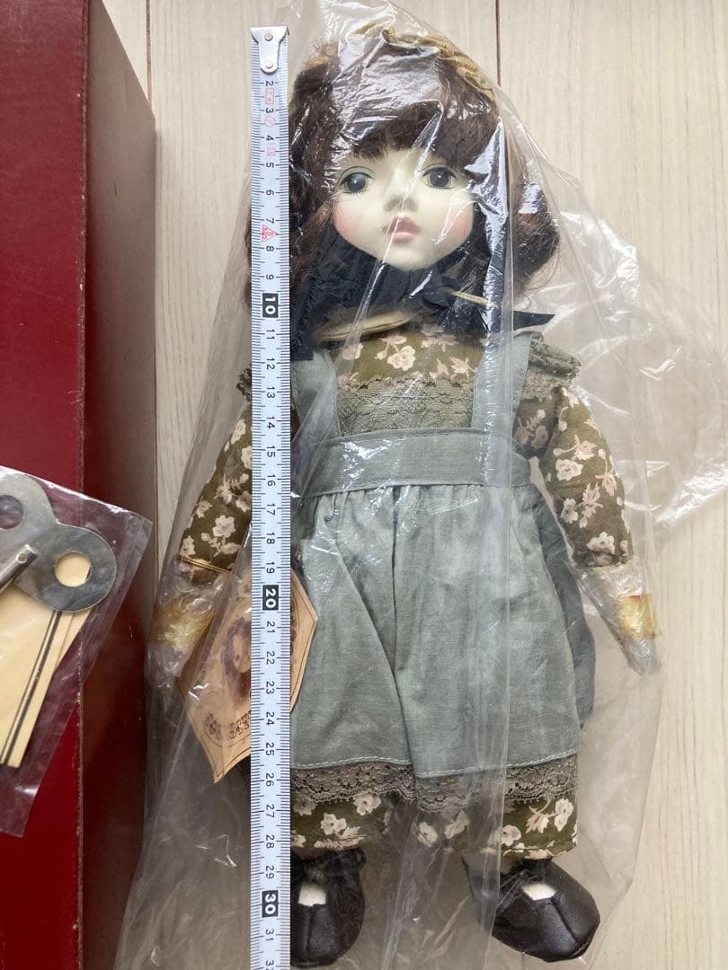 三協商事　1976年　オルゴール付きビスクドール　アンティーク　70s 日本製