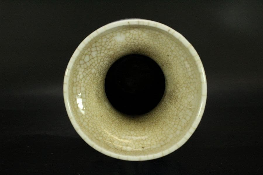 中国美術 青花 女人紋 瓶 高30.5cm(LC140)