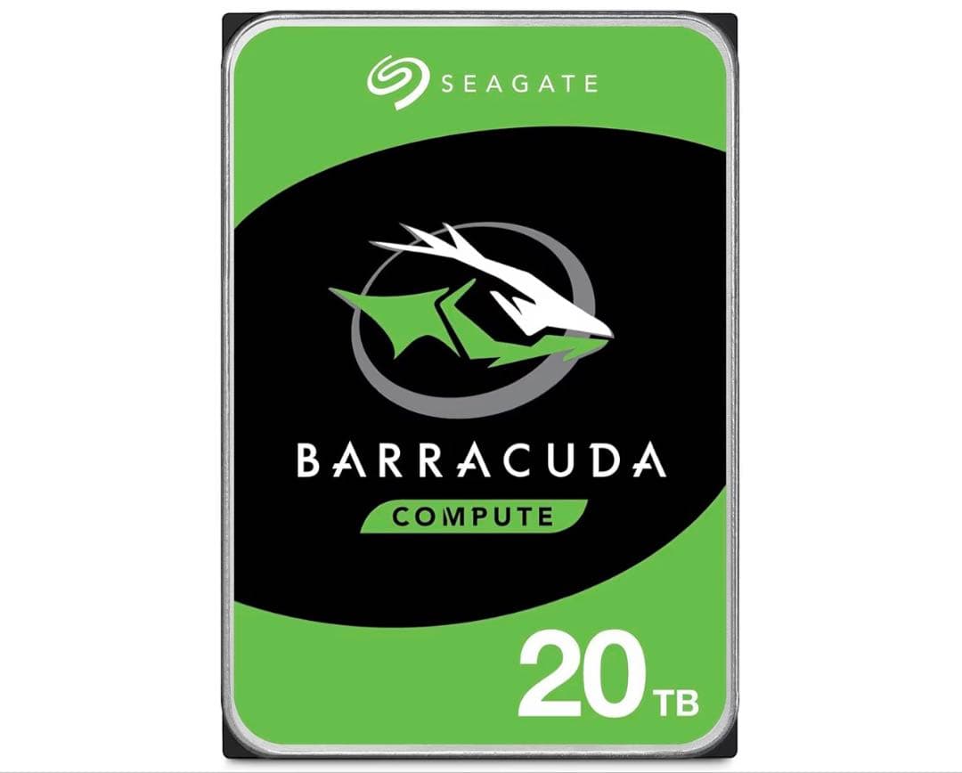 Seagate BarraCuda 3.5インチ 20TB 正規代理店品