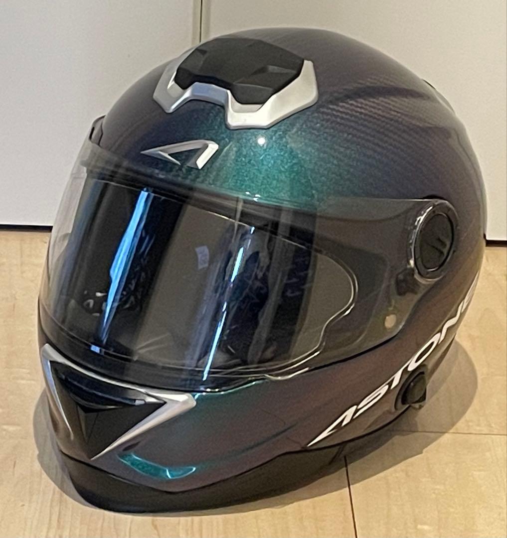 アストン GT1000-F フルフェイス カーボンヘルメット Mサイズ