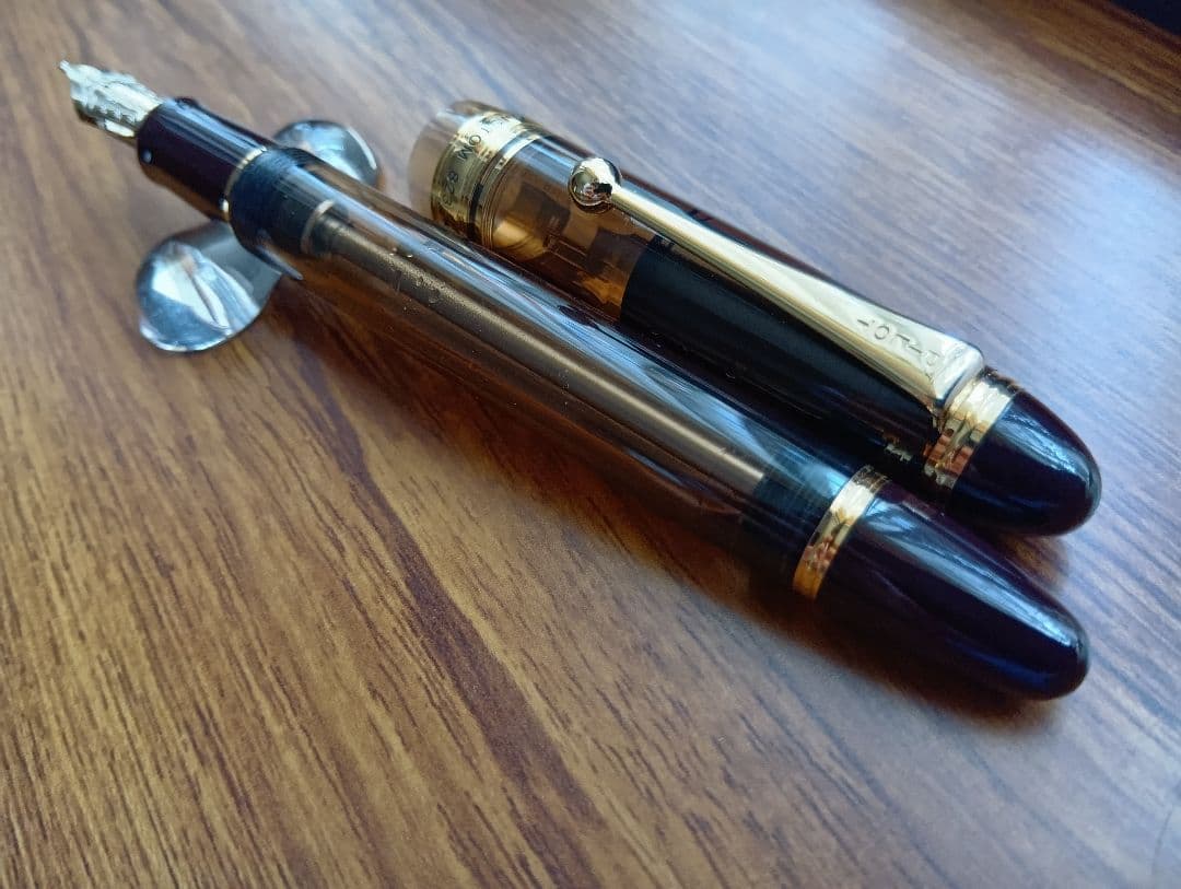 パイロット 万年筆 カスタム823 シグネチャー ブラウン