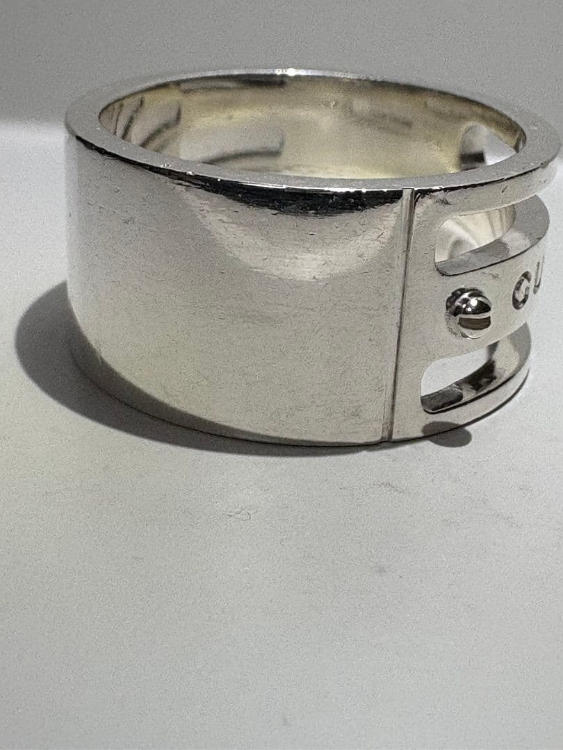 GUCCI グッチ ロゴヴィス リング 【刻印サイズ:23号 】