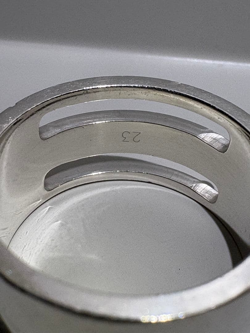 GUCCI グッチ ロゴヴィス リング 【刻印サイズ:23号 】