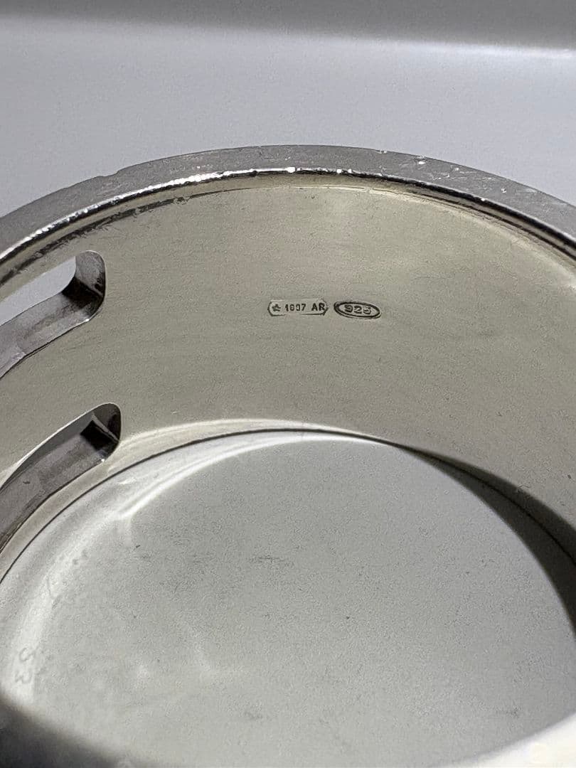 GUCCI グッチ ロゴヴィス リング 【刻印サイズ:23号 】