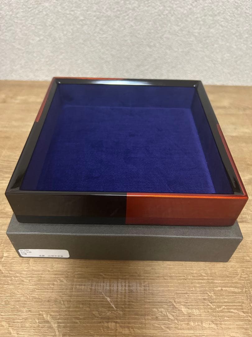 漆器 山田平安堂 忘れな盆&ペン皿セット