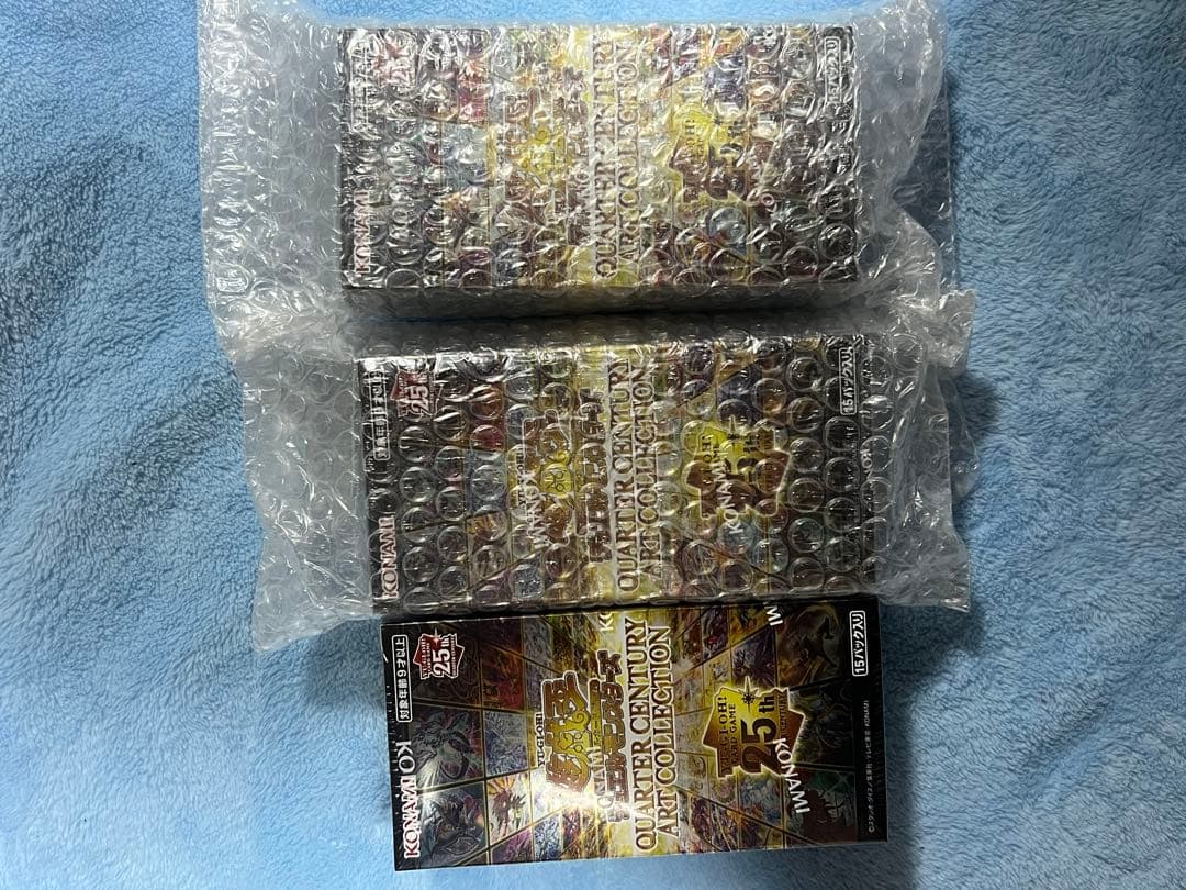遊戯王OCG デュエルモンスターズ QUARTER CENTURY ART COLLECTION 3box