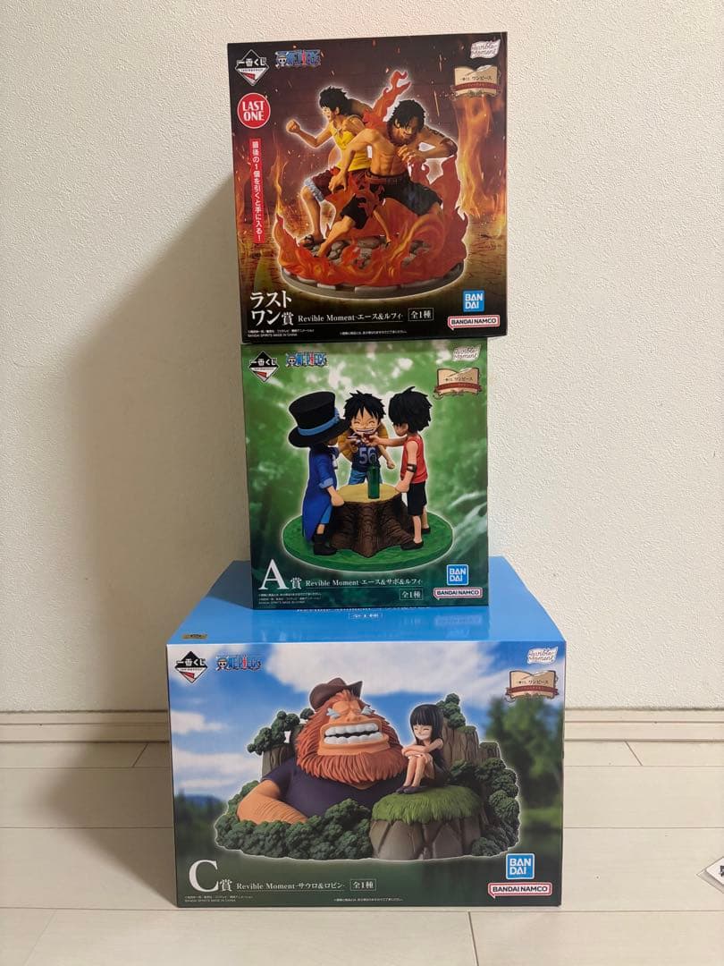 み*ん様 ワンピース 一番くじ　ドラマティックメモリーズ　ラストワン賞、A賞、C